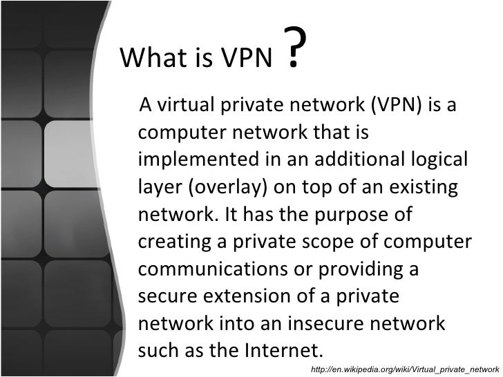 ____ is an example of a personal vpn service