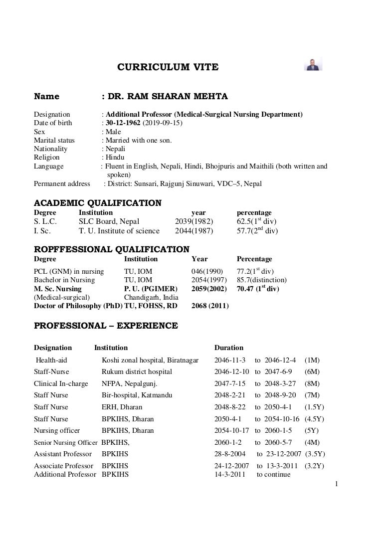 resume example for a dentist in canada