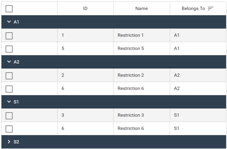 jquery datatable row grouping example