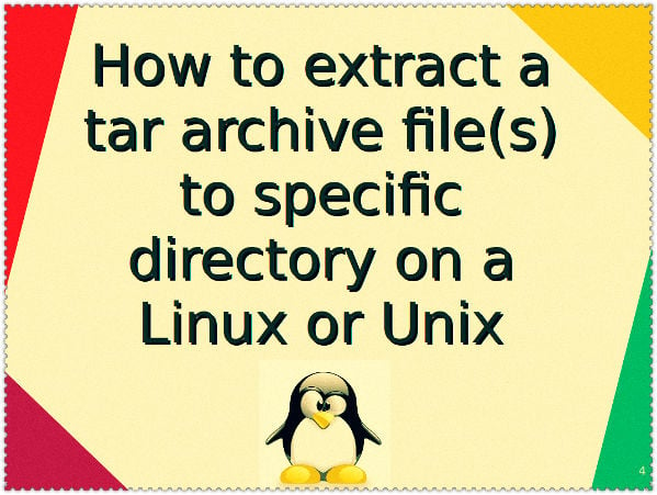 tar a file in unix example