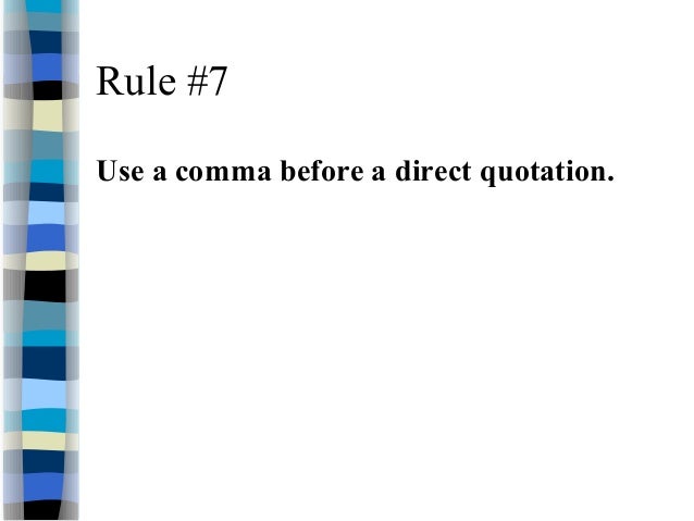 comma before or after for example