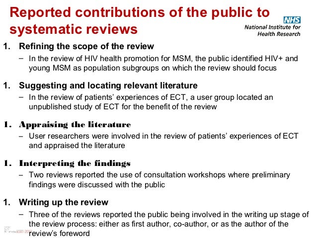 literature review in health and social care example