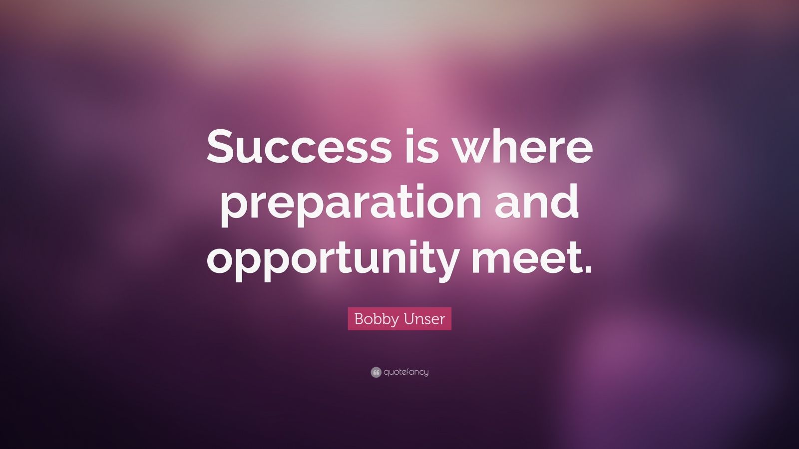 success is where preparation and opportunity meet example