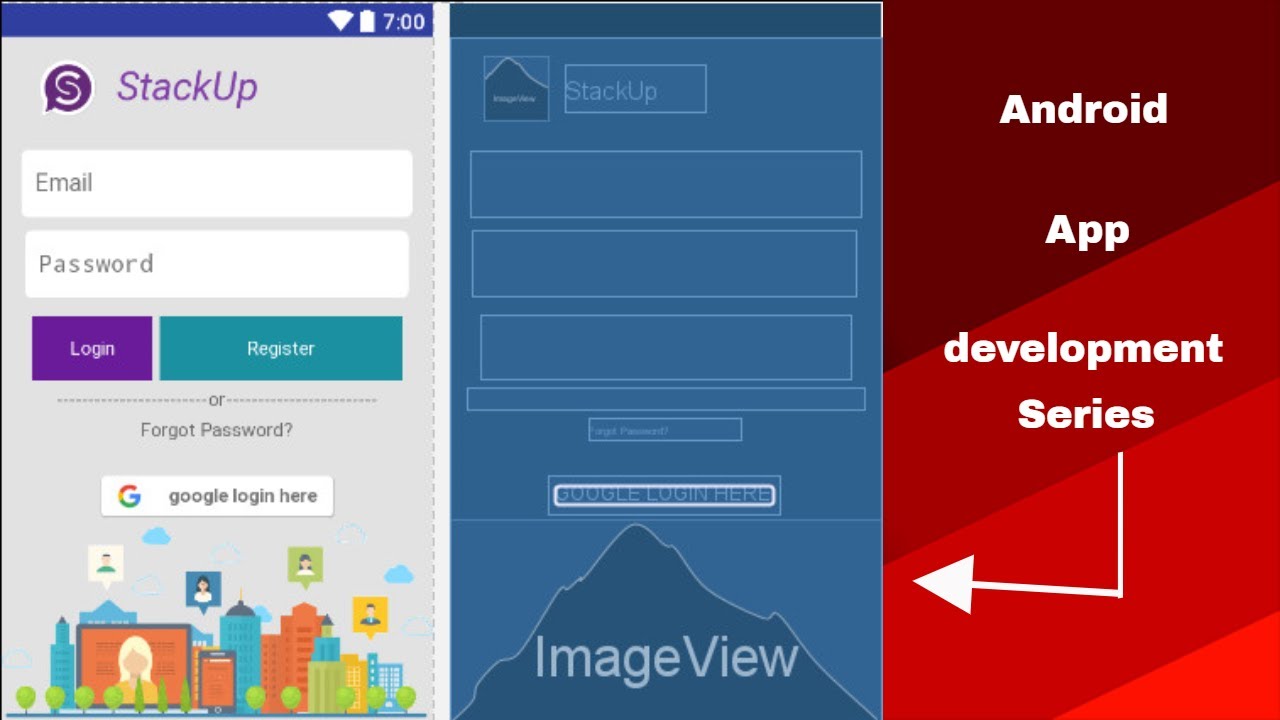responsive android app design example
