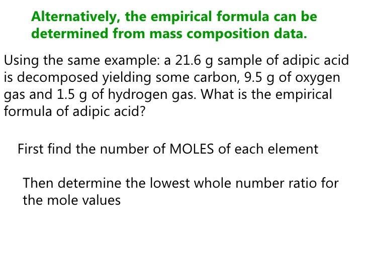 what is an empirical example