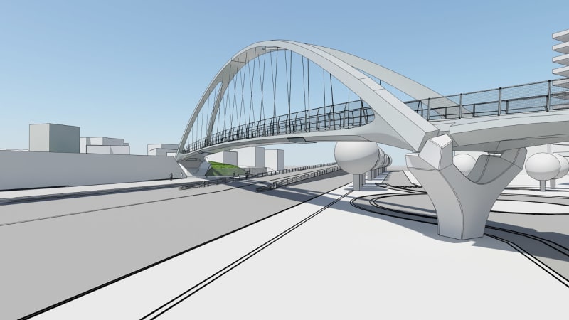 aashto pedestrian bridge design example