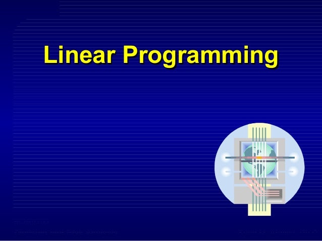 linear programming simplex method example ppt