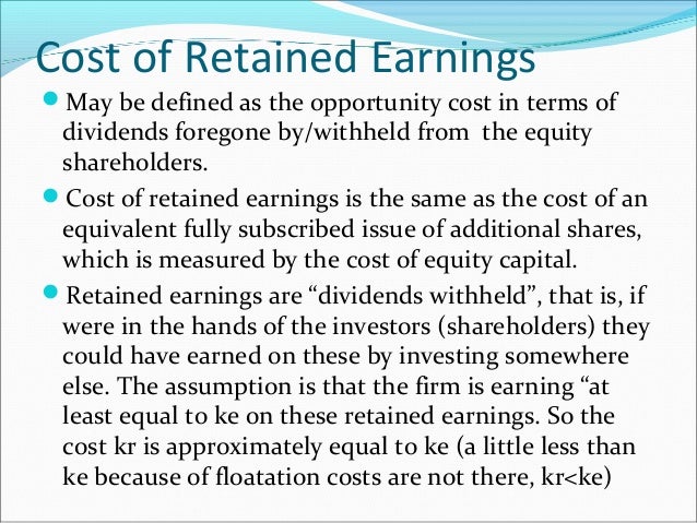 cost of capital formula example