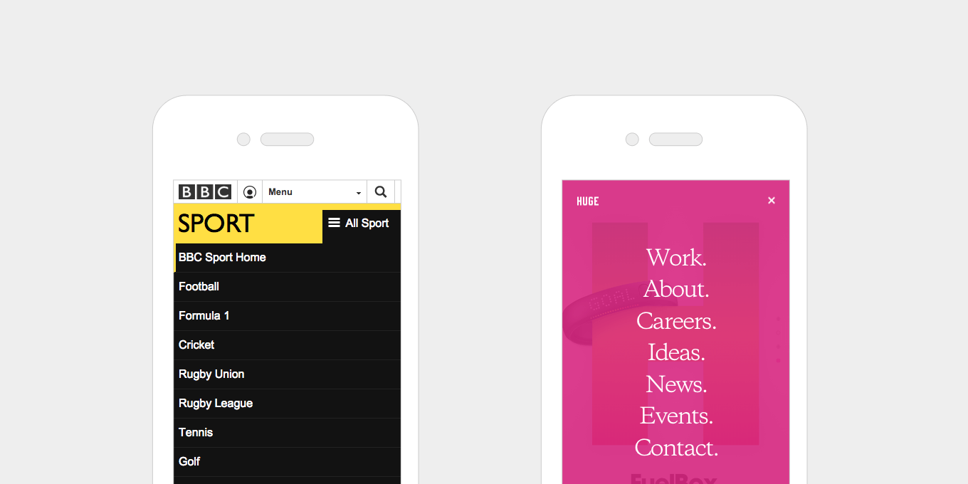 responsive android app design example