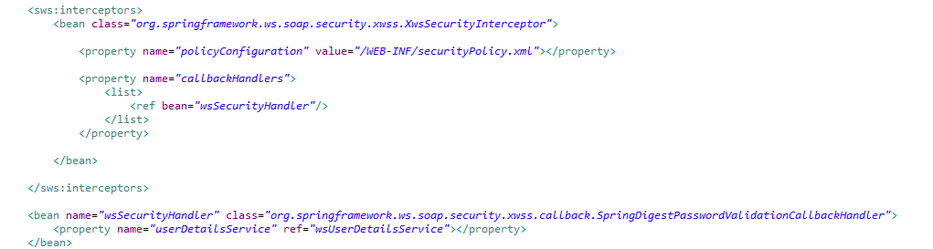 spring web service security example