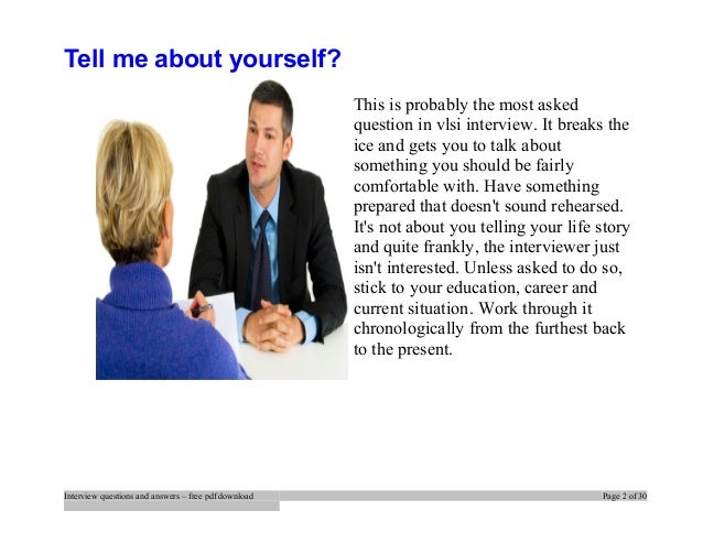 tell me about yourself interview example