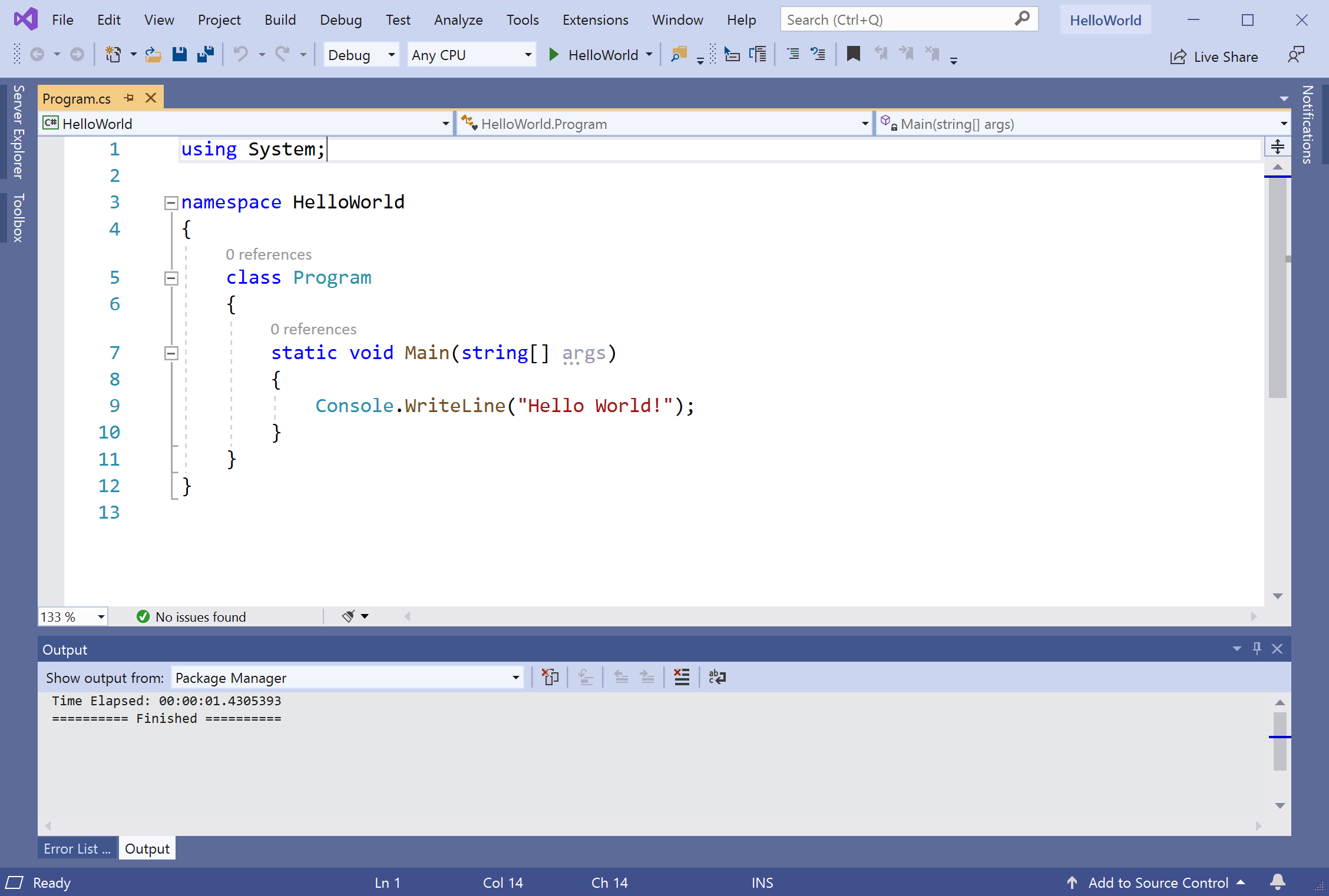 visual basic console application example