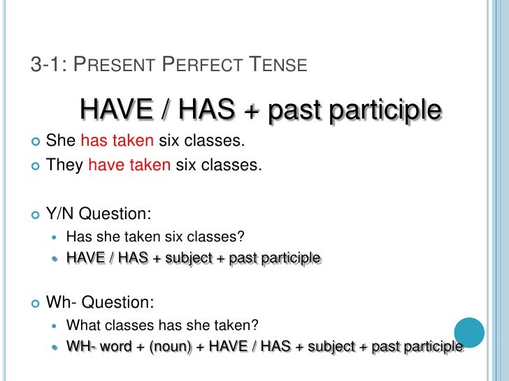 what is an example of a participle